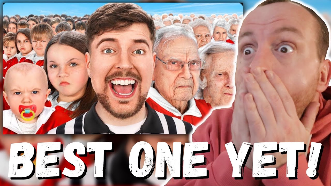 BEST ONE YET! MrBeast Ages 1 - 100 Fight For $500,000 (FIRST REACTION!)