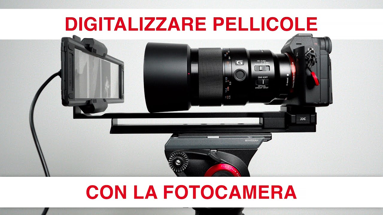 Digitalizzare pellicole 35mm e formato 120 con la fotocamera: sistema universale di JJC