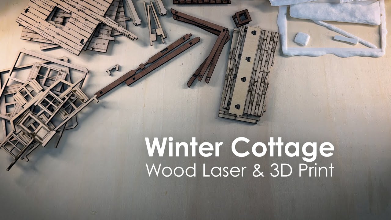 Winter Cottage Laser Cut - Assembly Guide