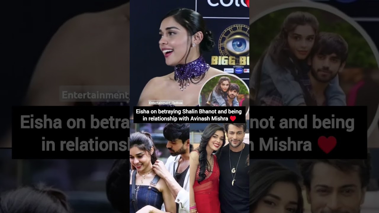 Eisha Singh on betraying Shalin Bhanot and being in relation with Avinash Mishra #biggboss