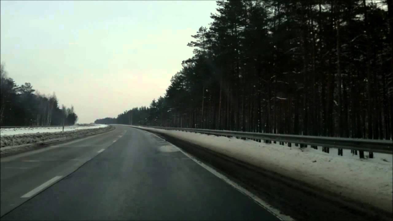 A2 Rīga - Sigulda, 58km, Feb 2012, 720p