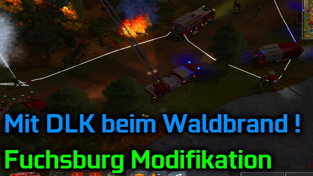 Mit DLK gegen den Waldbrand ! | Fuchsburg Modifikation | Multiplayer