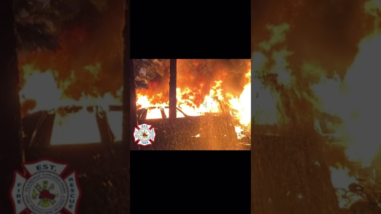 Structure Fire with spread to Wildland￼ (Wild Incident) ￼