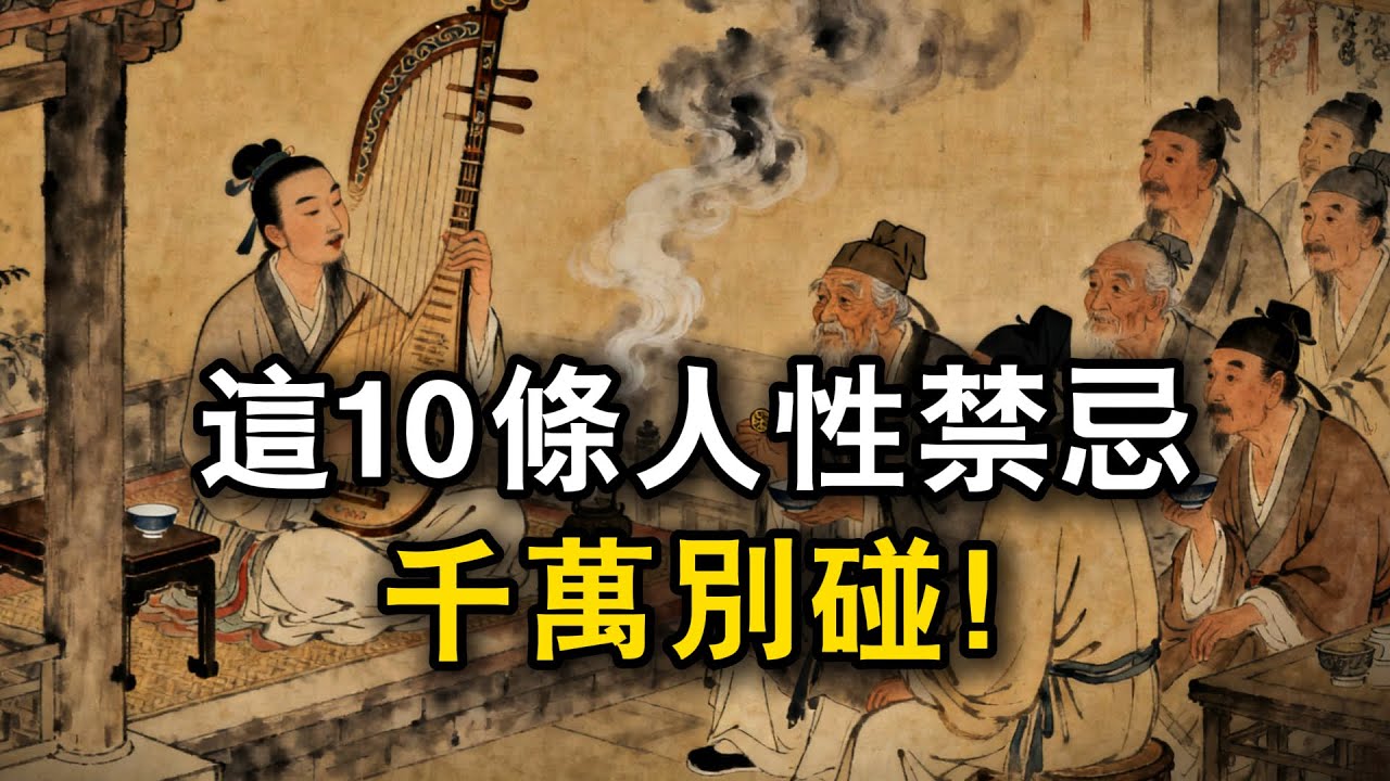 這10條人性禁忌千萬別碰！#观人识人 #识人术 #强者思維 #認知 #自我提升 #認知覺醒 #爲人處世