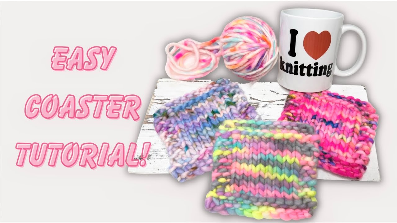 Knitted Coaster Tutorial!