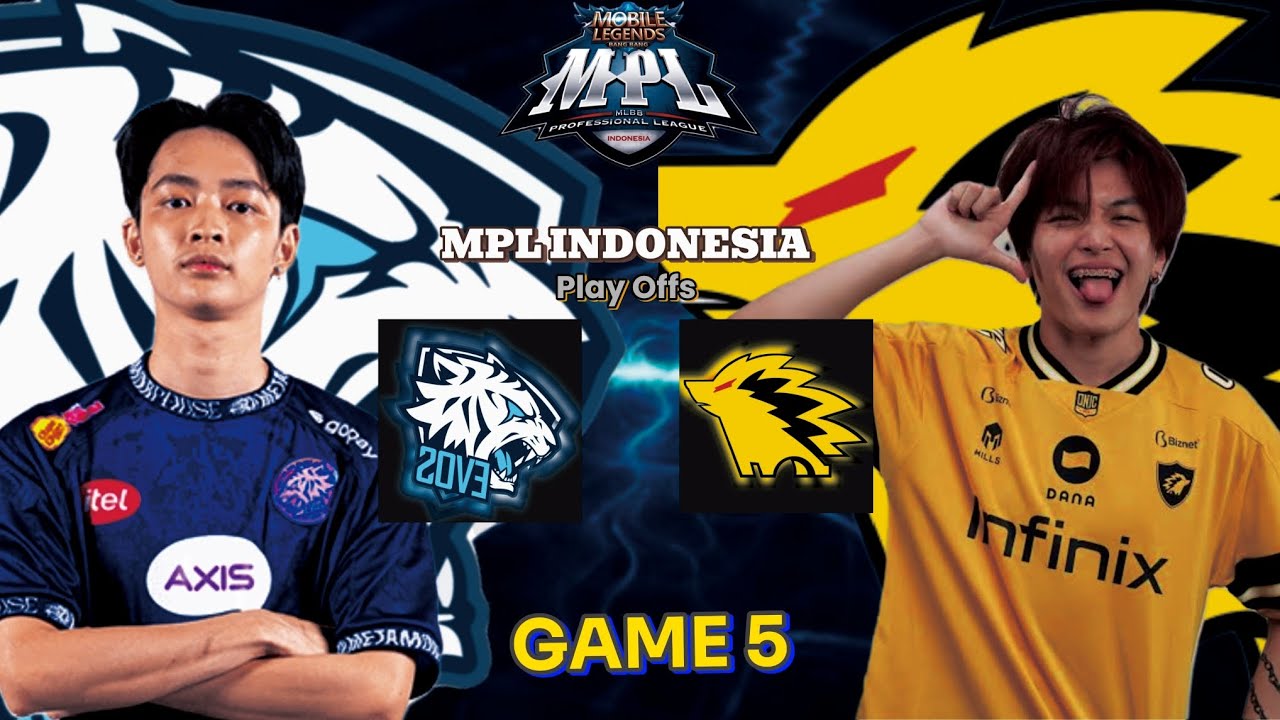 ONIC ID против EVOS GLORY GAME 5 | MPL ID PLAY-OFF D2