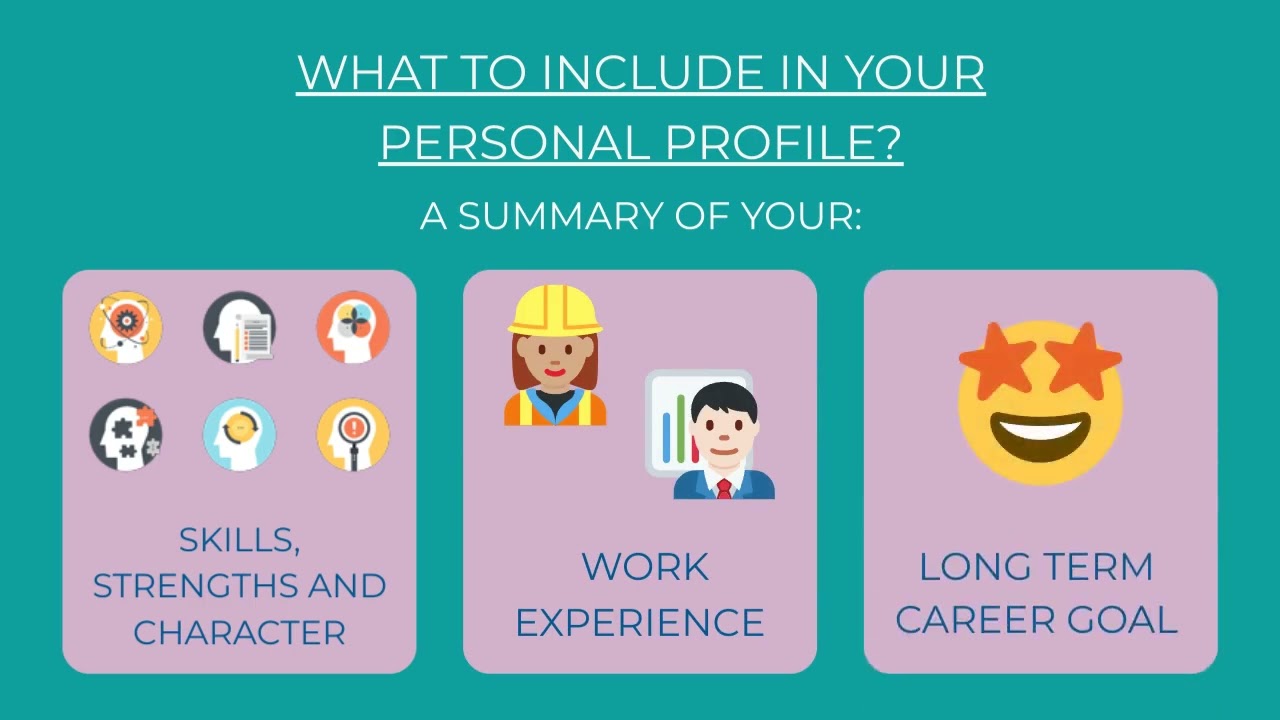 How to create a Personal Profile