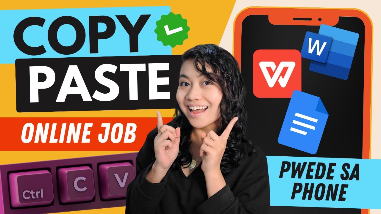 Copy & Paste Online Job: NO TYPING: Photo to Text Doc - Work From Home