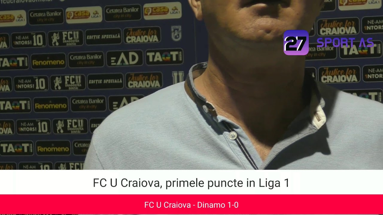 Declaratii FC U Craiova - Dinamo