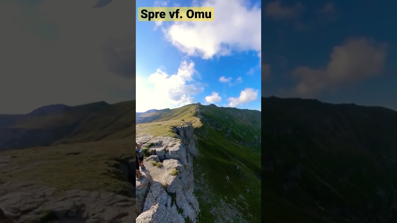 Amazing views on the way to Vf. Omu, Bucegi Mountain