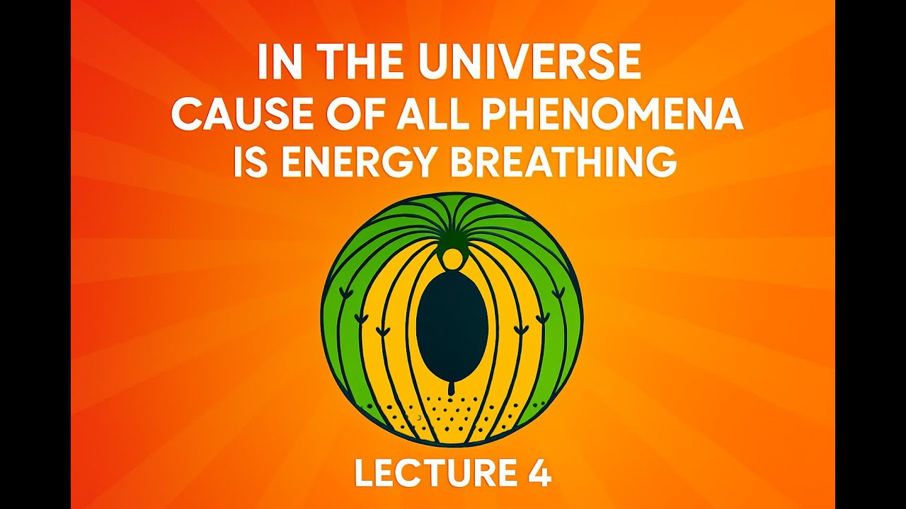 In the Universe- cause of all phenomena is energy breathing- Lecture 4