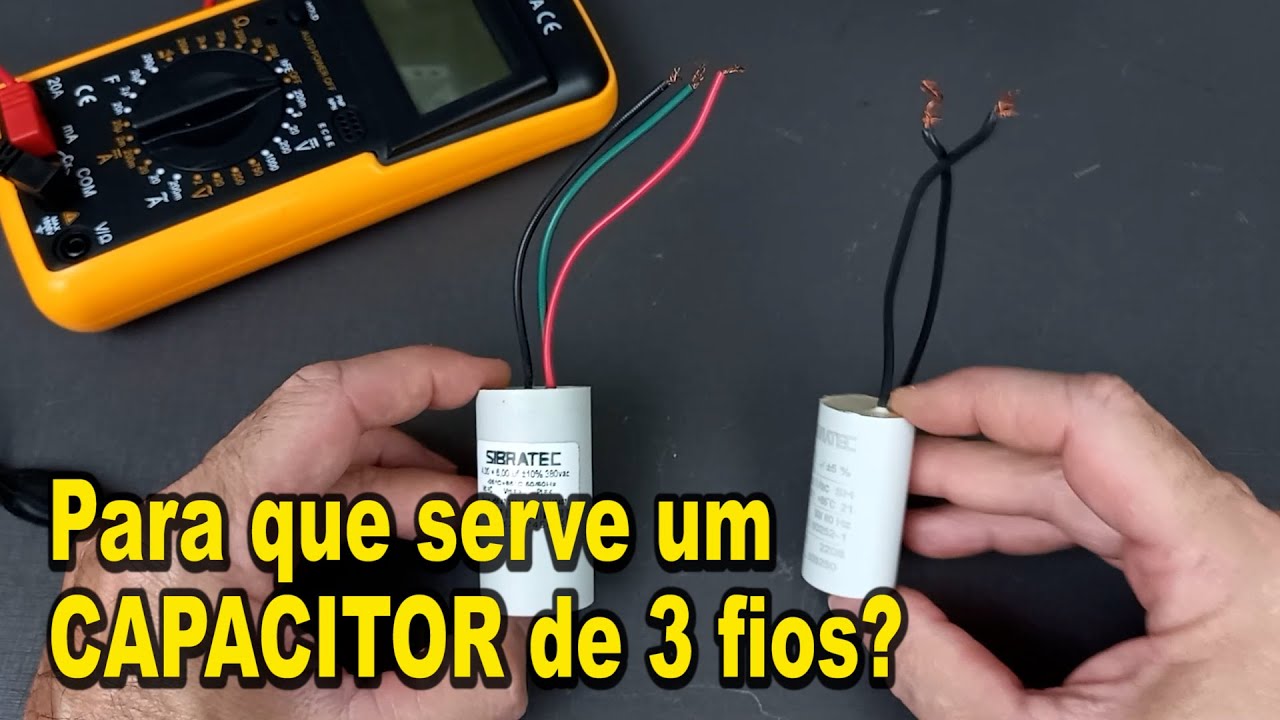 Para que serve um CAPACITOR de 3 fios ?