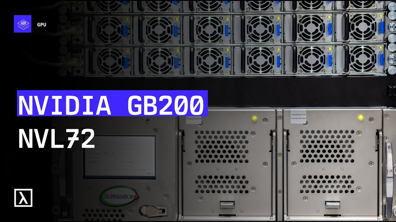 Lambda brings the unparalleled power of NVIDIA GB200 NVL72 to our data centers