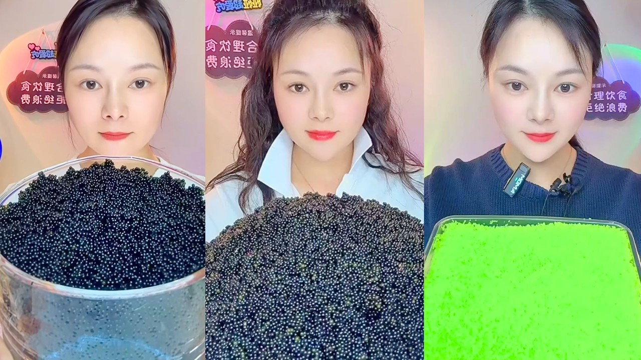 Colorful Fish Roe Eating ASMR | Soft Crunch Seafood Mukbang Colorful #78