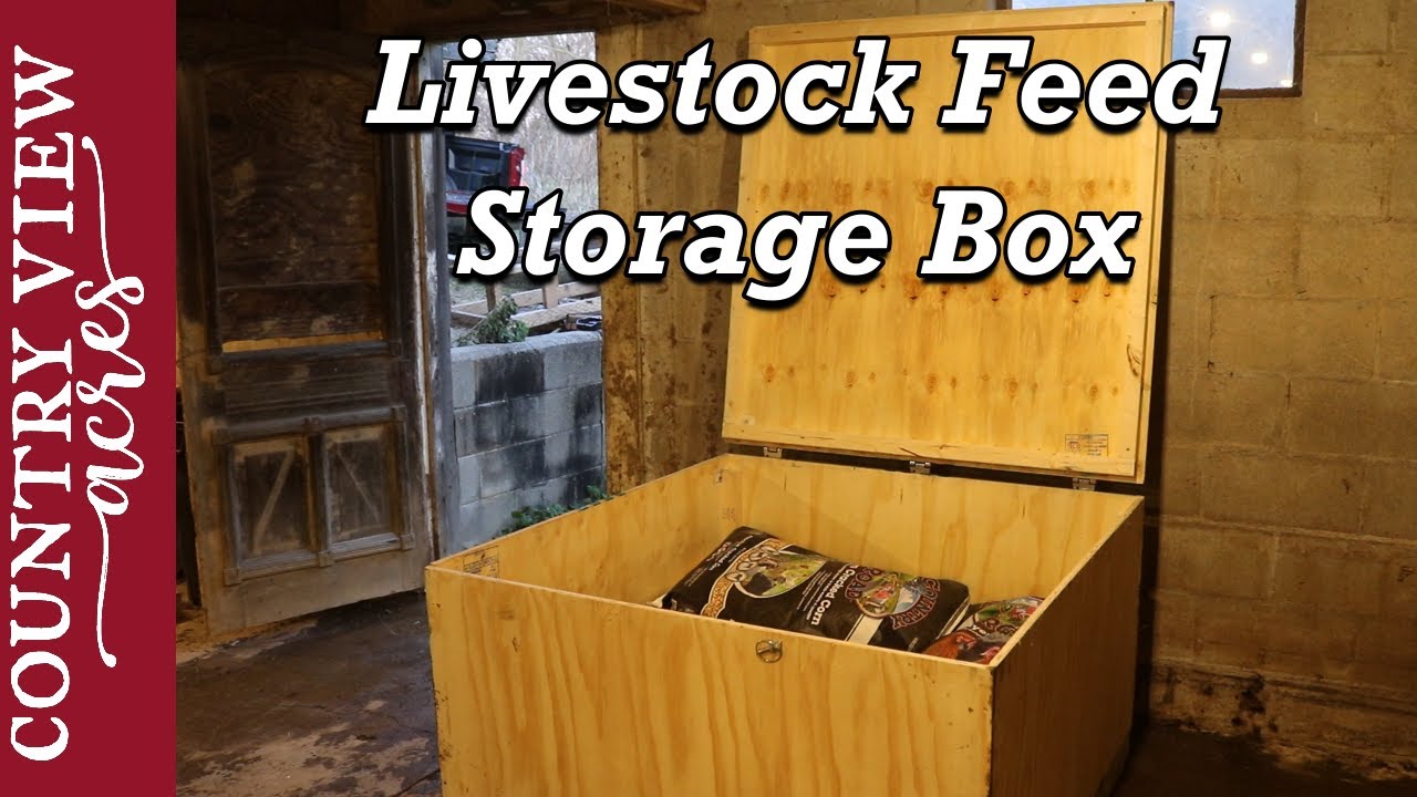Building a Feed Storage Box