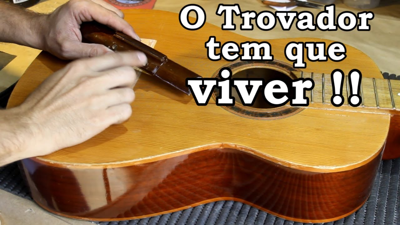 Violão Giannini Trovador anos 80 - Recuperação do Abandono - Brunelli Luthier