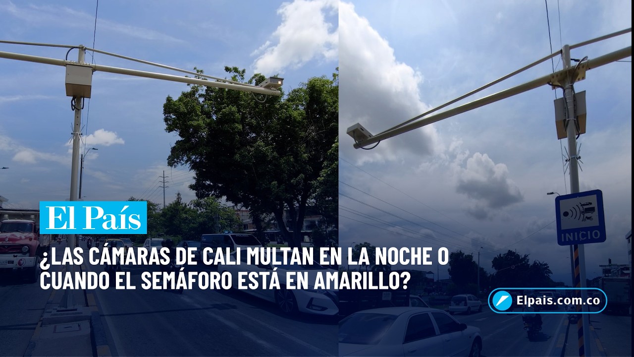 ¿Las cámaras de Cali multan en la noche o cuando el semáforo está en amarillo? | El País Cali