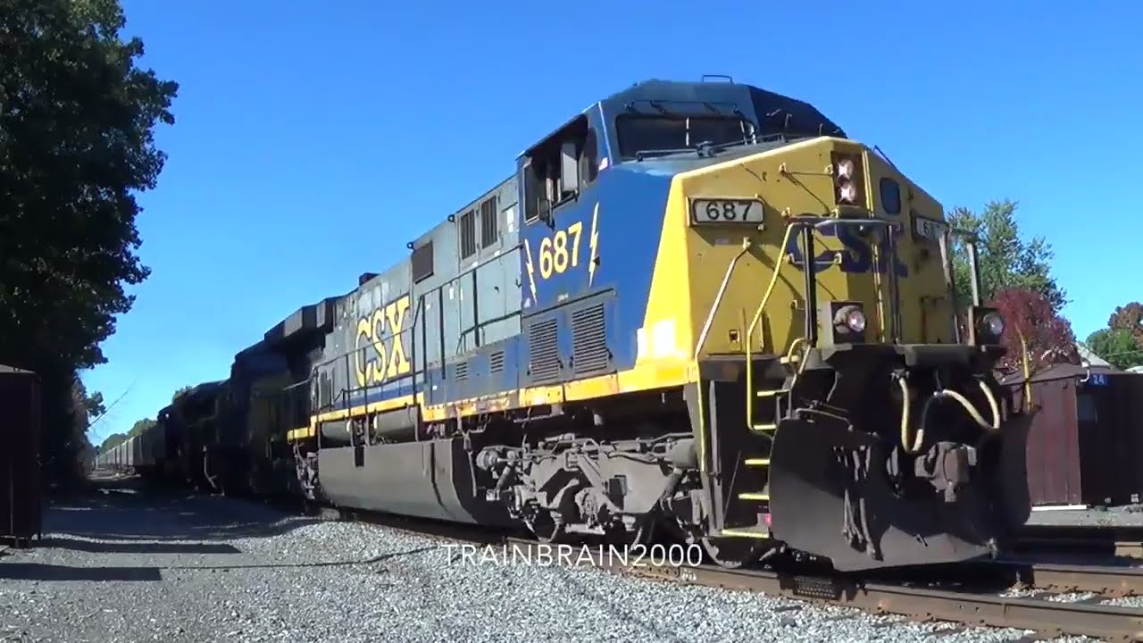 CSX Ringling Brothers Red Unit P922 Circus Train Extra! 10.10.16 Cherry St Ashland MA