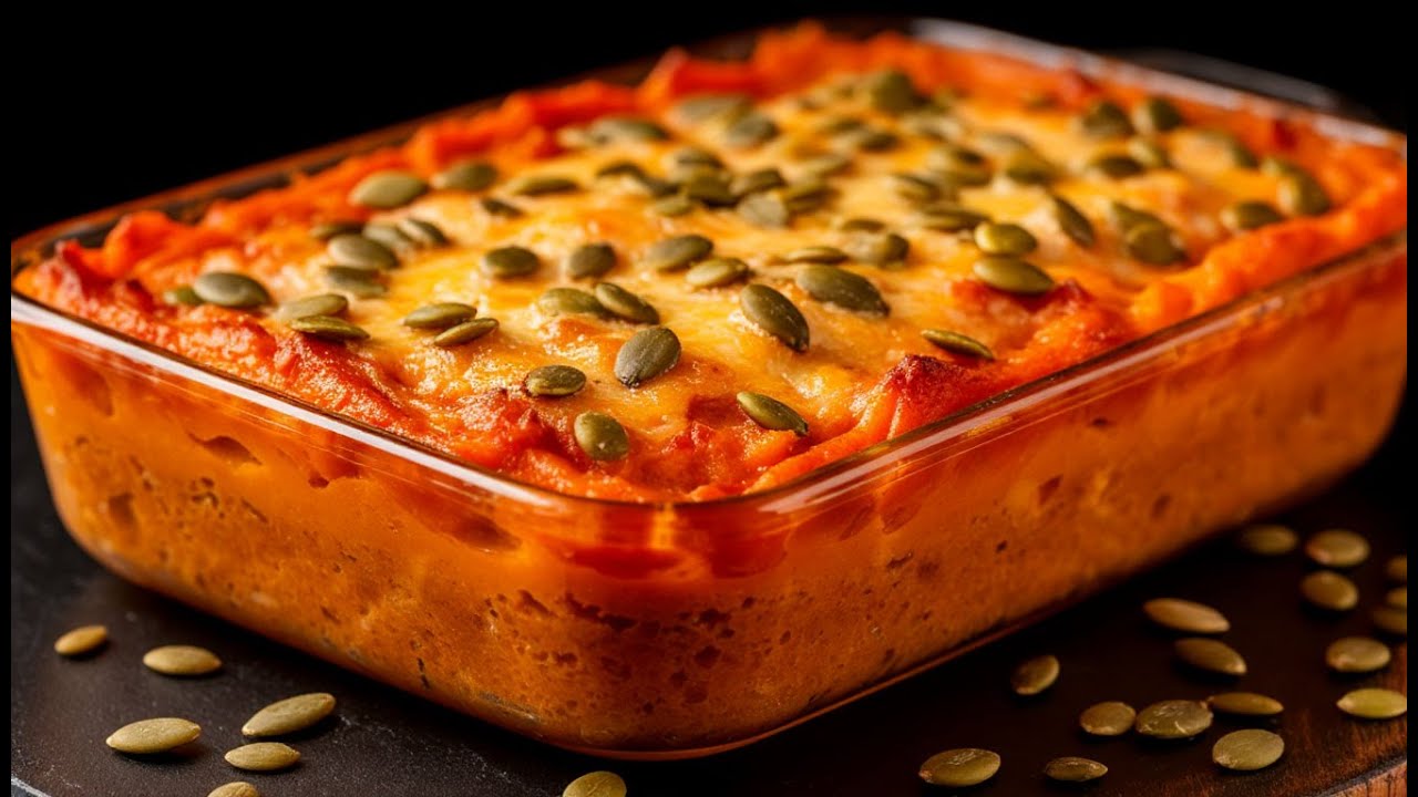 Einfach Eier zum Kürbis geben! Es ist so lecker und einfach, dass ich es jeden Tag zubereite.