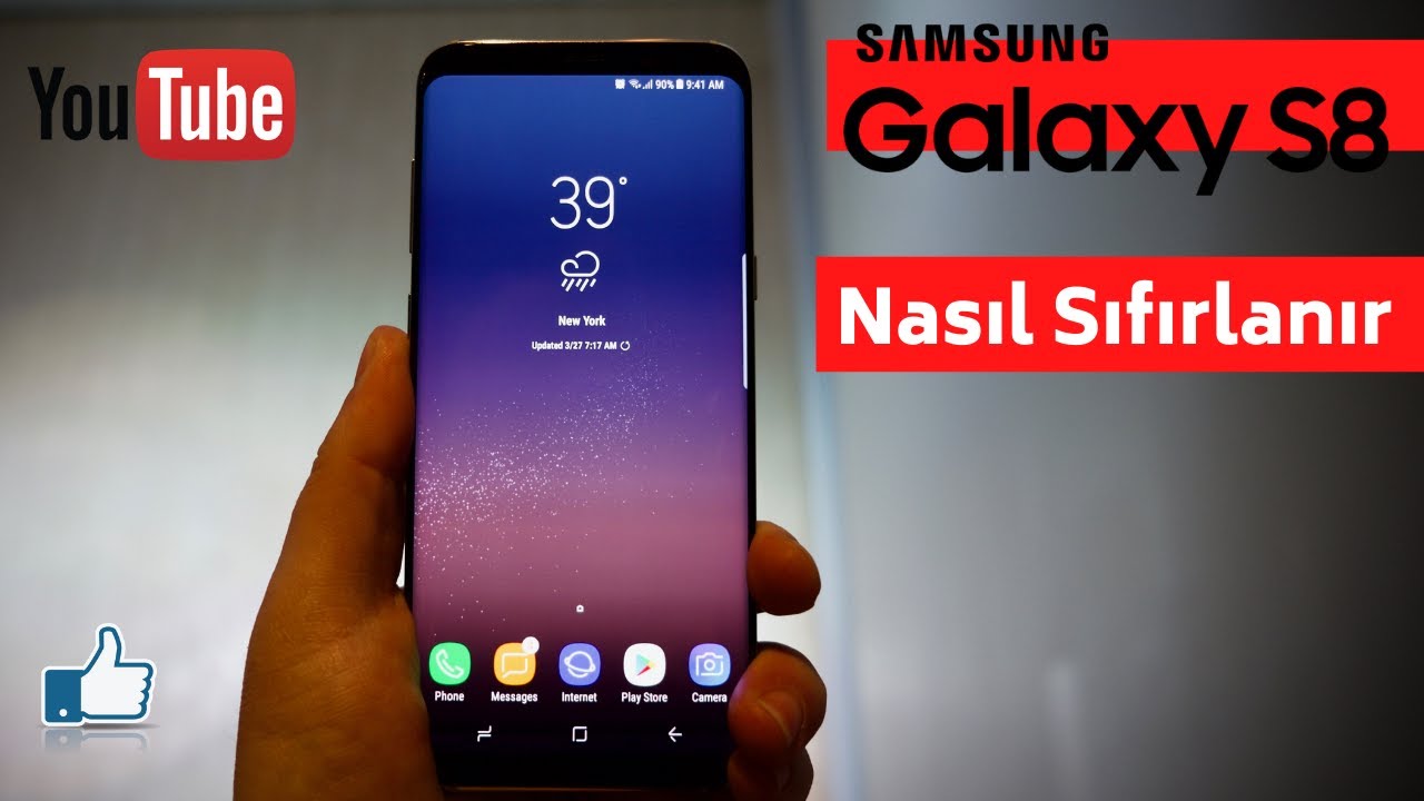 Samsung s8 fabrika ayarlarına resetleme