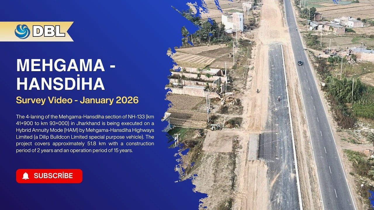 Mehgama - Hansdiha section of NH-133 in Jharkhand | Survey Video - January 2026
