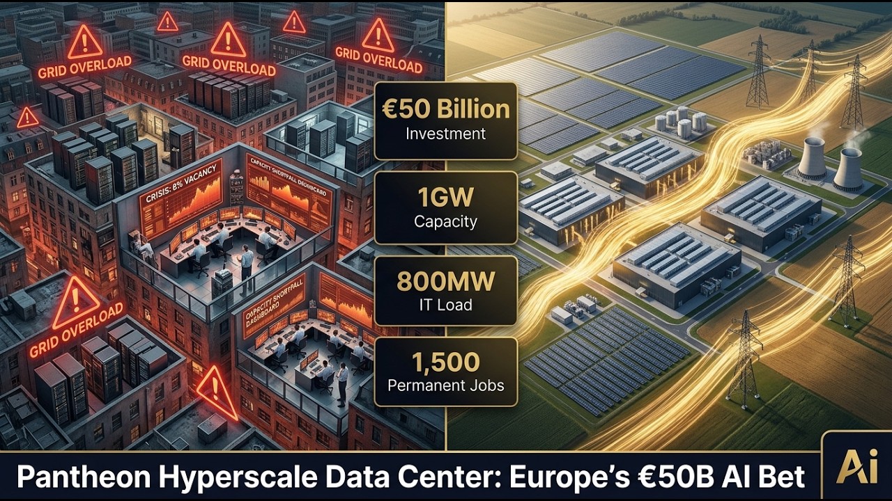 Pantheon Hyperscale Data Center: Europe's &euro;50B AI Bet