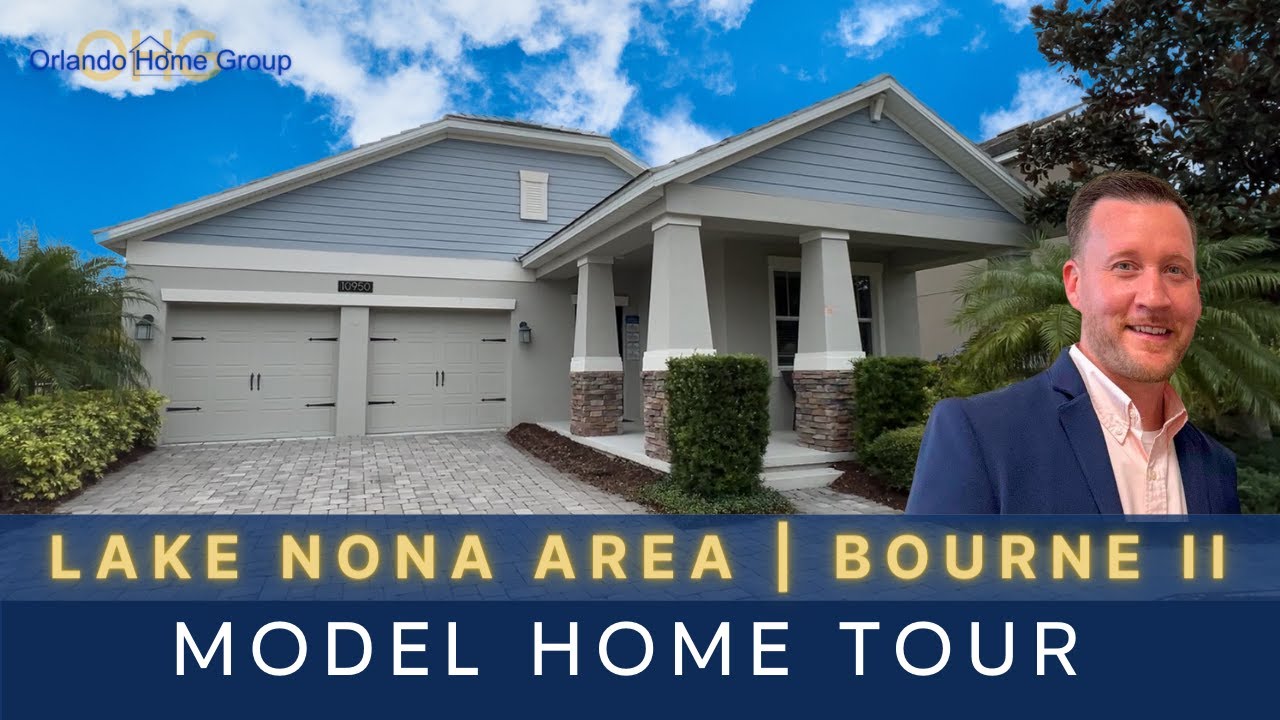 🏘️Lake Nona Living: Bourne II Floorplan | Model Home Tour | Orlando Home Group | Orlando Realtors