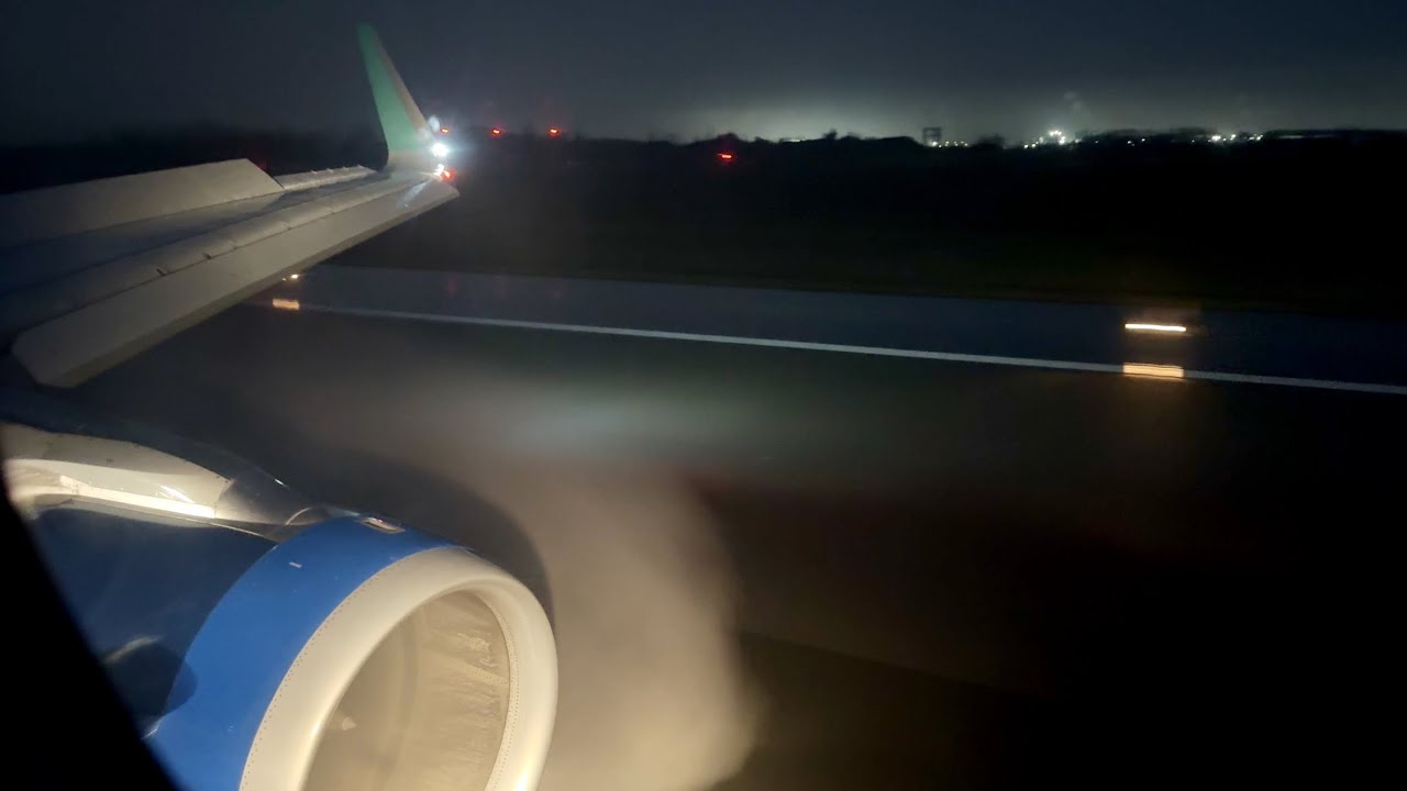SPOOKY STORMY Landing New York JFK – JetBlue Airways A321-231 – SFO-JFK – N986JB