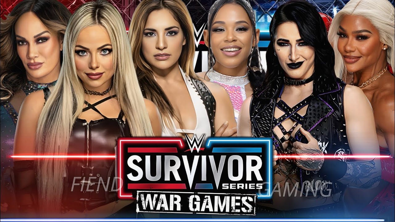 WWE 2K24 | Women's War Games - Team Liv Morgan Vs Team Rhea Ripley | Survivor Series