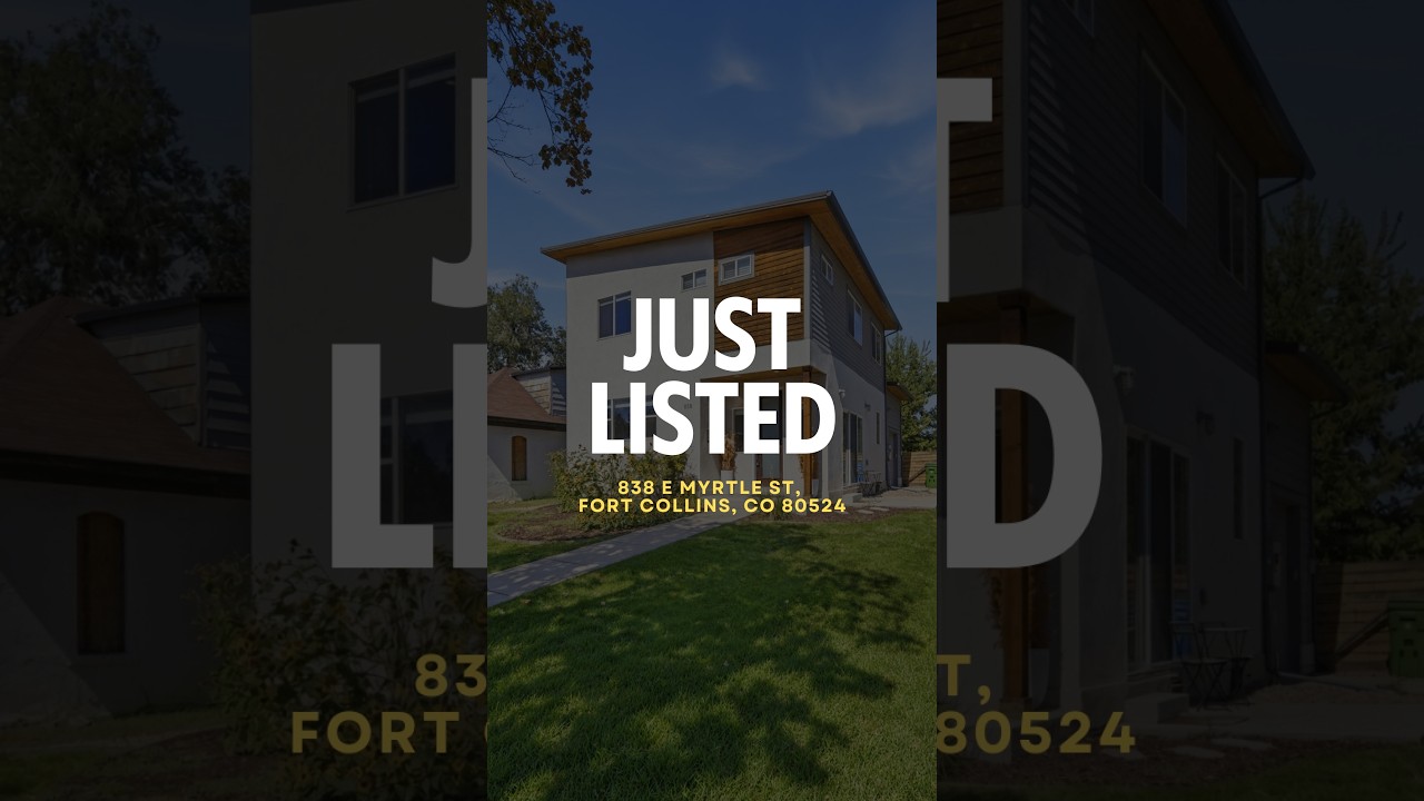 Old Town Fort Collins Without the Old House | 838 E Myrtle St Home Tour