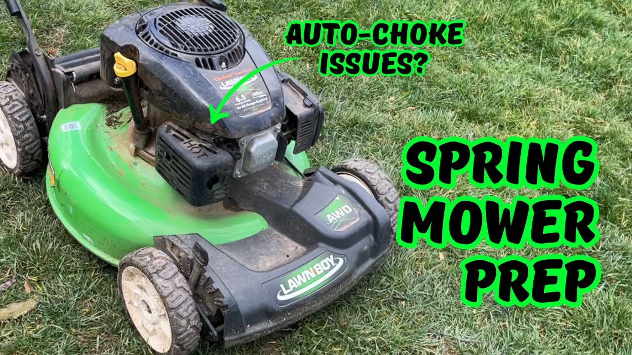 Spring Tune-Up on a LawnBoy AWD Mower with a Kohler 149cc Engine & Diagnosing an Auto Choke Issue