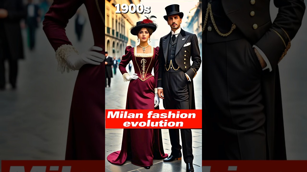 Milan fashion evolution #milan #italy #fashion #history #timetravel