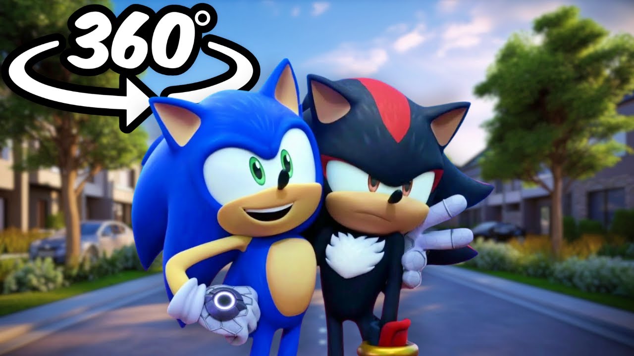 Sonic and Shadow In 360&deg; - (Sonic the hedgehog 3)