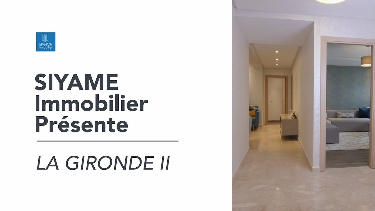 Appartement témoin La GIRONDE 2 I Siyame I La Gironde I Casablanca