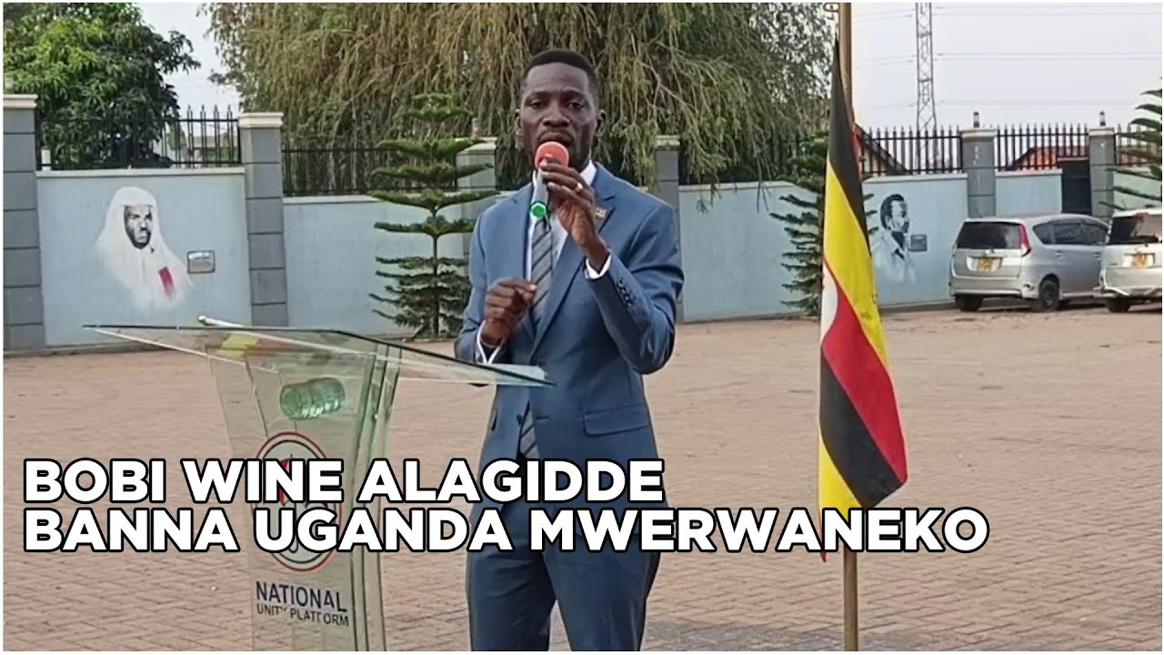 BOBI WINE ALAGIDDE - ABAYAAYE BA GHETTO STRUCTURE BWEBABALUMBA MWELWANENO #protestvote2026 #bobiwine