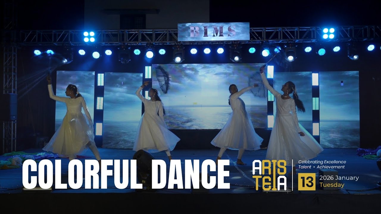 Colorful Girls Dance Performance | Aristeia 2K26 | Annual Day Celebration 2026 | BIMS Kaliakkavila