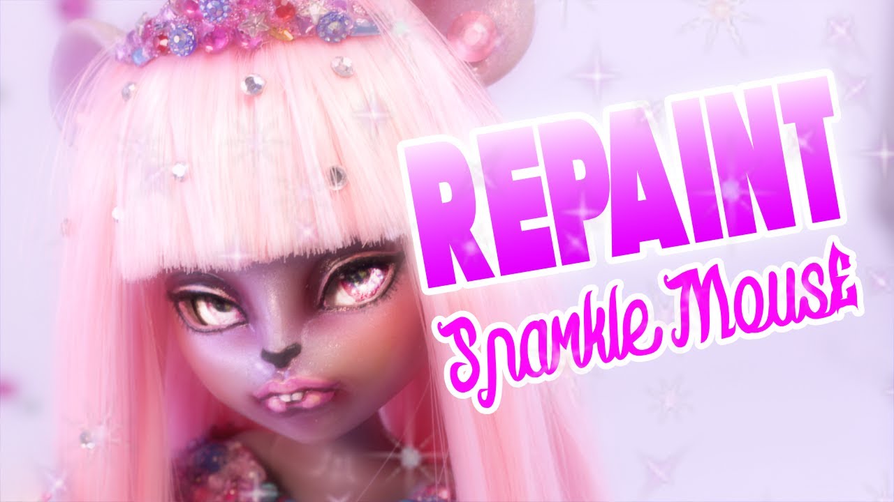 Sparkle Mouse Princess ✨ A Doll with Glitter and Gems | Doll RePaint!