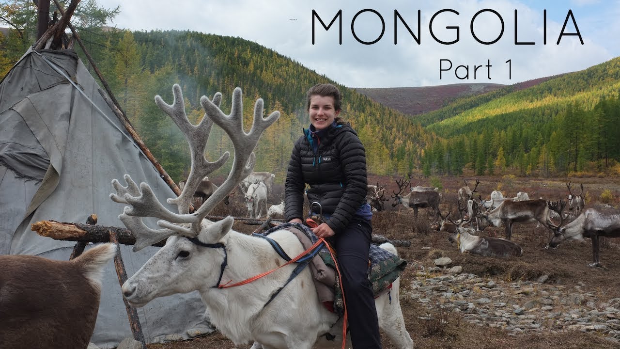 Riding a reindeer! Northern Mongolia | Travel Vlog 2