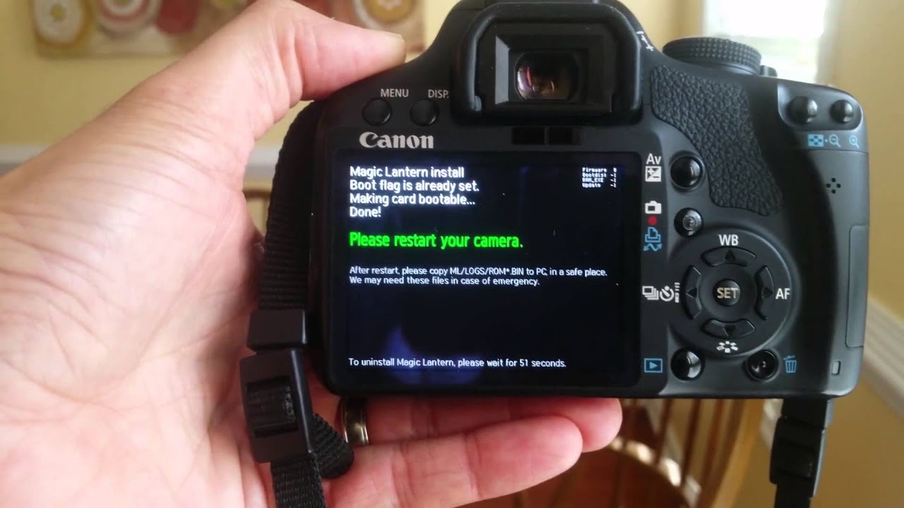 Installing Magic Lantern Firmware on the Canon T1i (500D)