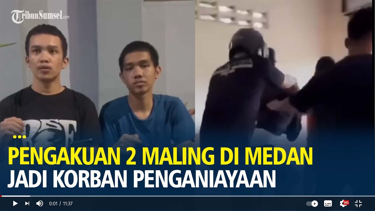 Viral 2 Maling di Medan Ngaku Jadi Korban Penganiayaan, 'Dia Tidak Pantas Aniaya Kami'