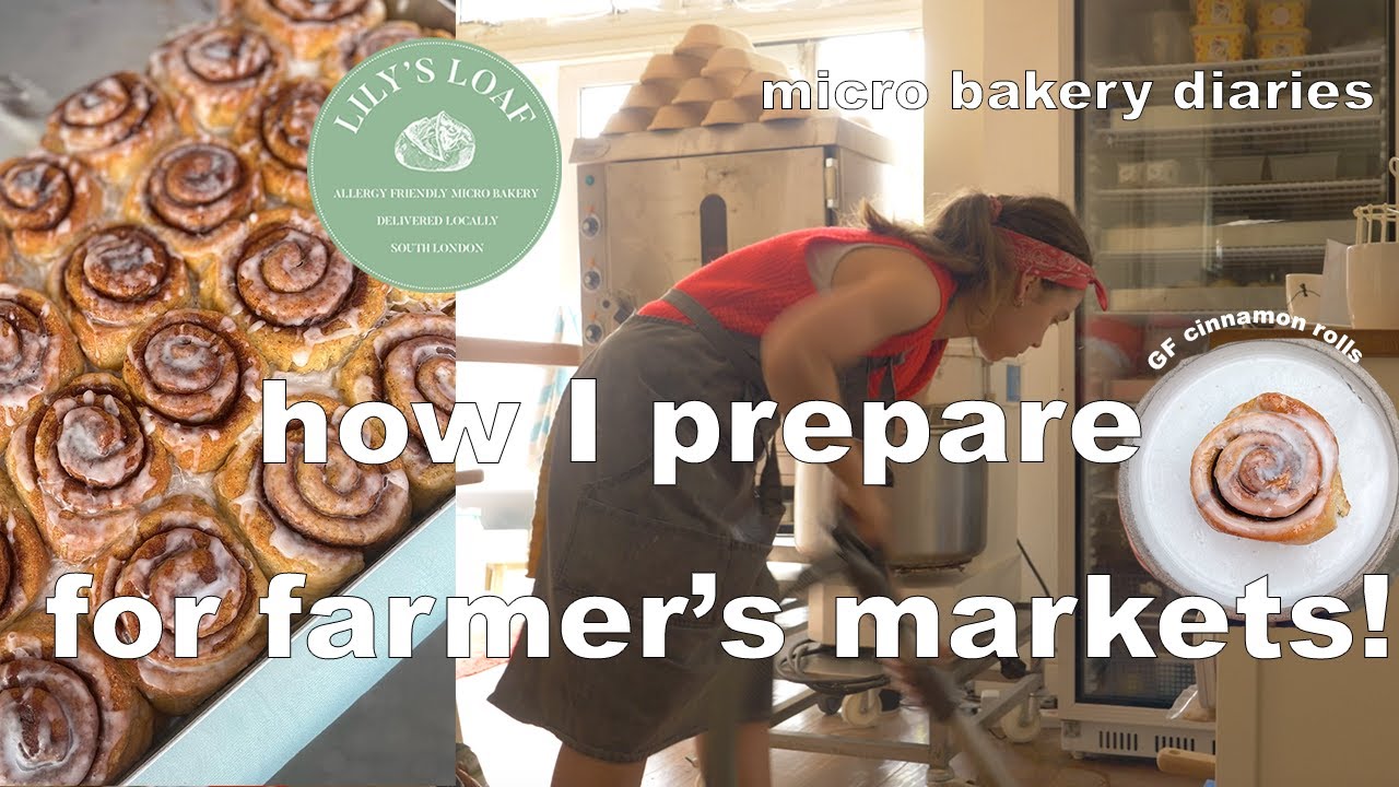 How I prep for farmer's markets | micro bakery diaries