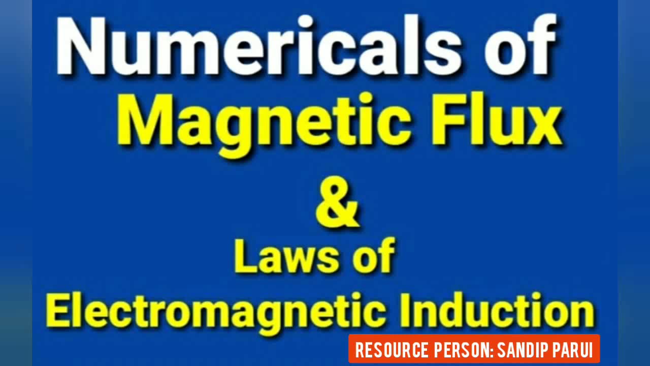 #Physicsforclass12 (Electromagnetic Induction EMI 11) -Numericals on magnetic flux & EMI