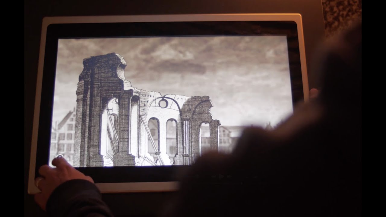 Hamburger Michel - A touchscreen installation about master builder Sonnin