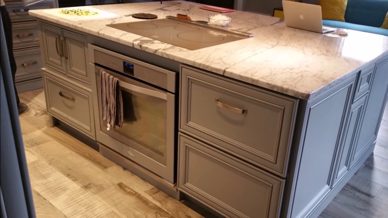 Full-Custom Paris Grey Kitchen and Island