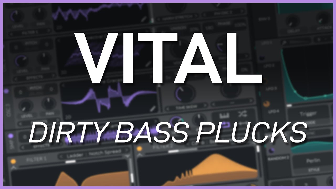 How to Make Dirty FM Bass Plucks Like Golden Features in VITAL // Sound Design Tutorial