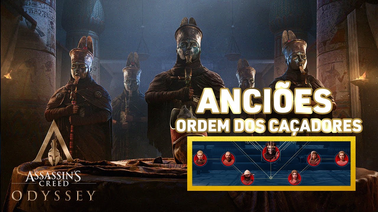 ORDEM DOS CA&Ccedil;ADORES (LOCALIZA&Ccedil;&Atilde;O DOS ANCI&Otilde;ES) | ASSASSIN'S CREED ODYSSEY