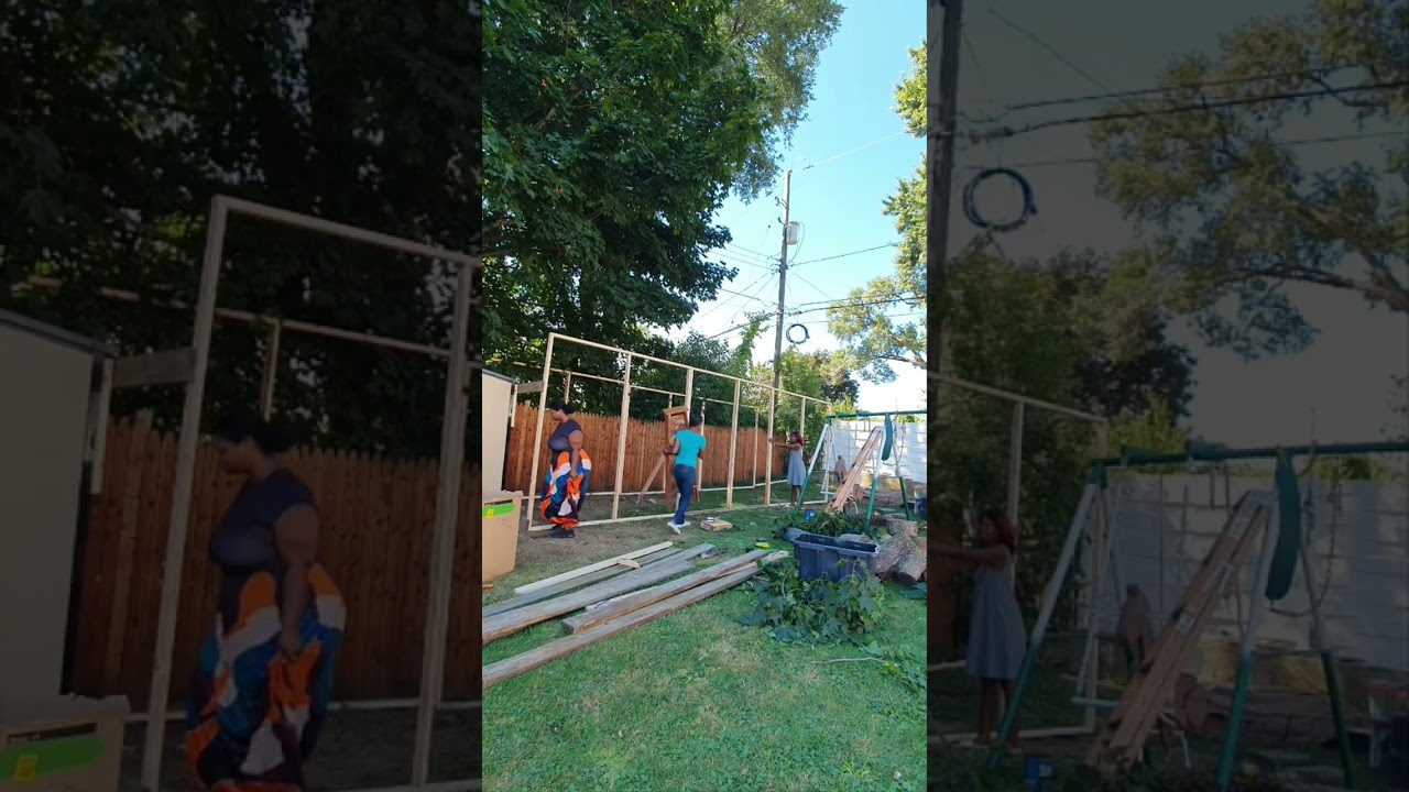 My sister's and i had a GREAT time building my chicken run last year!