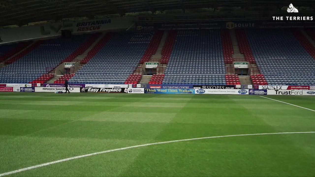 WATCH: Drone footage of the John Smith's Stadium