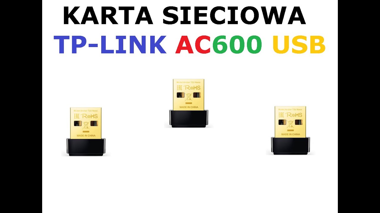 Karta sieciowa PENDRIVE na USB TP-LINK AC600 SISO 1x1 - Unpacking i SPEEDTEST