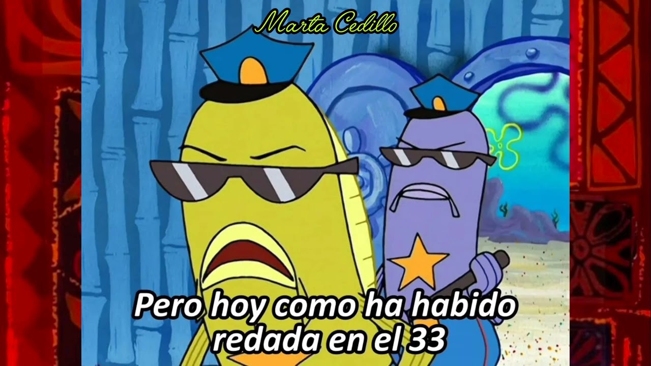 Cruz de Navajas | Mecano | Recreación con frames de Bob Esponja